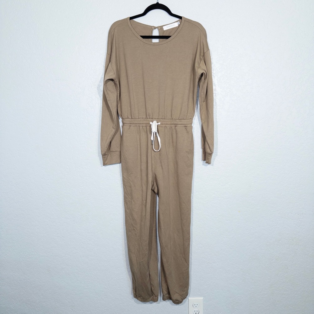 New Kindred Tree Tan Cozycore‎ Jumpsuit Size Medium
